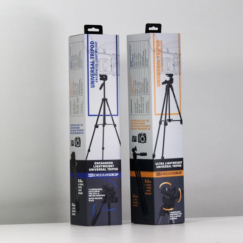  Super Lightweight Video Tripod DREAMGRIP 136EX-41 Universal Set with Original Track Connector for Mounting Rigs, Compatible for Any Smartphone (iPhone, Samsung, Pixel), and Any Act