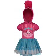 [아마존 핫딜] [아마존핫딜]Trolls Poppy Toddler Girls Costume Dress with Hood and Fur Hair, Pink and Blue