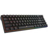 DREVO Calibur V2 PRO Bluetooth 5.1 Wireless RGB Mechanical Gaming Keyboard with Detachable USB-C Cable, Compatible with PC/Mac, 71-Key Compact US Layout (Outemu Brown, Black)