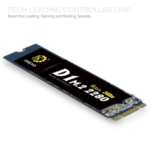  DREVO D1 M.2 2280 240GB SSD Internal Solid State Drive SATA 6Gbs Read 500MBS Write 500MBS