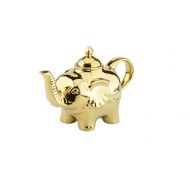 DRH The Drh Collection Blingaphant Elephant Shaped Ceramic Teapot in Gold 901194+873