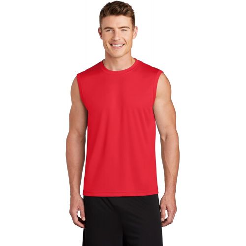  DRIEQUIP Mens Sleeveless Moisture Wicking Muscle T-Shirts. XS-4XL