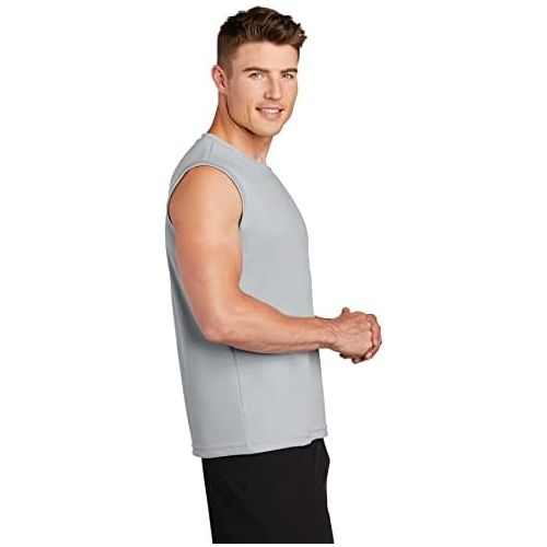  DRIEQUIP Mens Sleeveless Moisture Wicking Muscle T-Shirts. XS-4XL