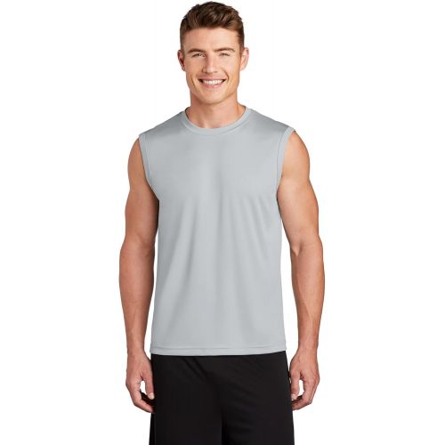  DRIEQUIP Mens Sleeveless Moisture Wicking Muscle T-Shirts. XS-4XL