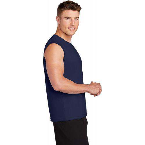  DRIEQUIP Mens Sleeveless Moisture Wicking Muscle T-Shirts. XS-4XL