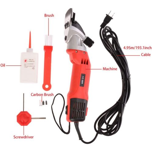  DRILLYR Sheep Shears Clippers, 500W Electric Sheep Shears Goat Clippers 13 Teeth Blade for Sheep Goat Llama Horse and Other Fur Livestock, 110V-240V