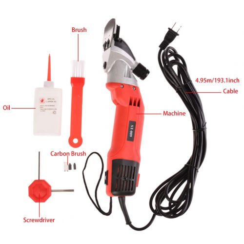  DRILLYR Sheep Shears Clippers, 500W Electric Sheep Shears Goat Clippers 13 Teeth Blade for Sheep Goat Llama Horse and Other Fur Livestock, 110V-240V