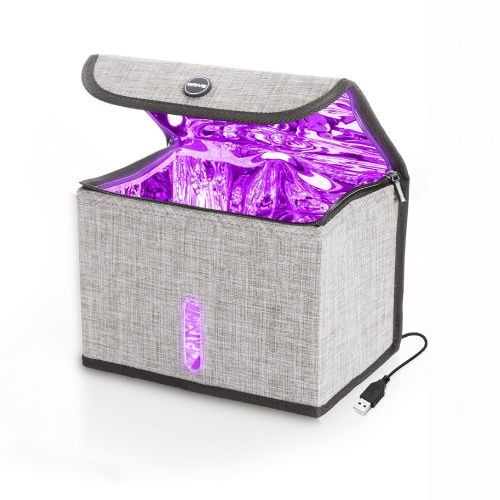  Drive Auto PRODUCTS Drive Auto UV Light Sanitizer Box - Mobile Ultraviolet Disinfection Bag Kills 99.9% of Germs & Bacteria on Mask, Phone, Keys, Money - Portable, USB Powered UVC Sterilizer Cabinet w