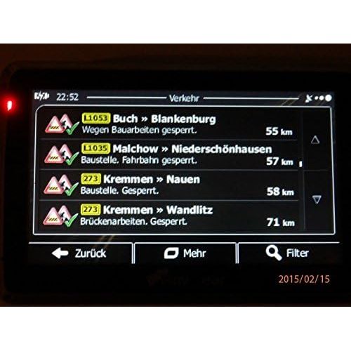  [아마존베스트]DRIVE-TECH Navigation Device for Truck(TRUCK), Car, BUS, MOBILE and CAMPER...Radar Warner, Free Map Update, Whole Europe Map (47 countries) Hazardous Goods, Free Sun Visor. (7 inch incl. TMC/