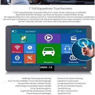 [아마존베스트]DRIVE-TECH 7 Inch Navigation Device Sat Nav, Navigation Systems and Android Tablet for Truck, Car, Bus, Caravan, BT, TMC. Radar, WiFi, AV-in, 512MB, DVR. Free Map Update. GERMAN TRADEER Not C