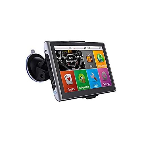  [아마존베스트]DRIVE-TECH 7 inch trucks, cars, bus, mobile and camper navigation device with brook height warning and TMC traffic receiver, Text to Speech (47 countries of Europe, pre-installed, lifetime ma