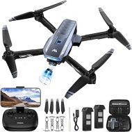 Drone with Camera for Adults ,1080P HD Adjustable WIFI FPV Drone for Kids Beginners,RC Mini Drone Toys Gifts with Altitude Hold,360°Flip ,Headless,Gestures Selfie,3 Speed Mode, 2 Batteries with Carrying Bag