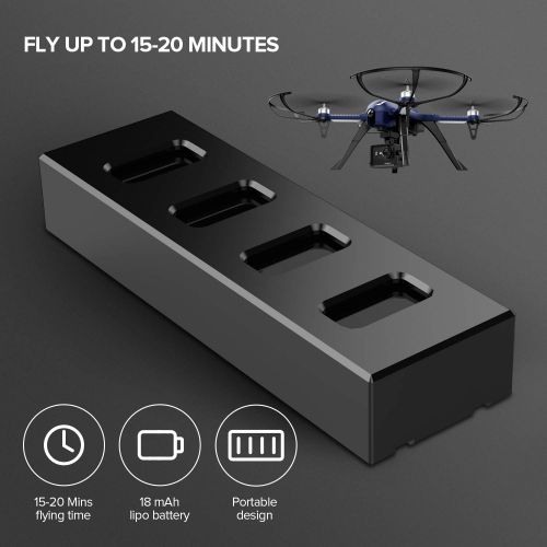  [아마존핫딜][아마존 핫딜] DROCON Bugs 3 Powerful Brushless Motor Quadcopter High Speed Flying Gopro Drone for Adults and Hobbyilists, Blue