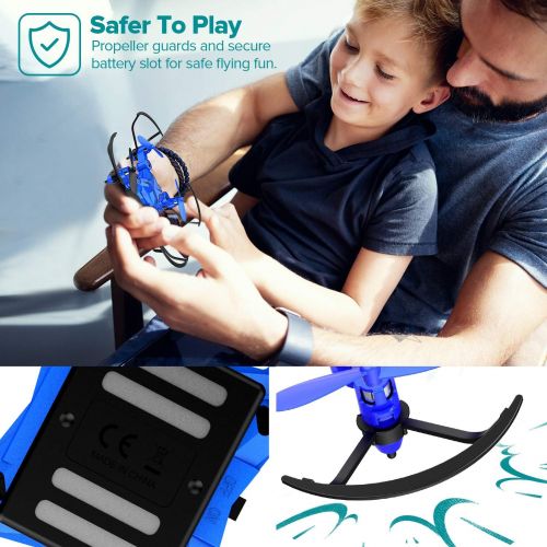  [아마존베스트]DROCON DC-65 Foldable Mini Drone for Kids, Beginner RC Quadcopter with Altitude Hold/3D Flips/Self-Rotating/Headless Mode/One-Key Take-Off & Landing/One-Key Return/Speed Adjustment