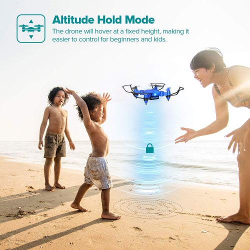  [아마존베스트]DROCON DC-65 Foldable Mini Drone for Kids, Beginner RC Quadcopter with Altitude Hold/3D Flips/Self-Rotating/Headless Mode/One-Key Take-Off & Landing/One-Key Return/Speed Adjustment