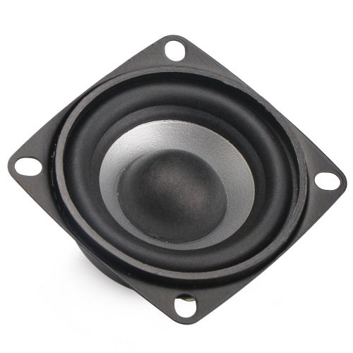  DROK Micro 12W Stereo Audio Speaker 2 Inches 4 Ohm Full Range Speaker 2.0 2.1 HiFi DIY Loudspeaker Woofer Speaker for Auto Car Motor Motorcycle