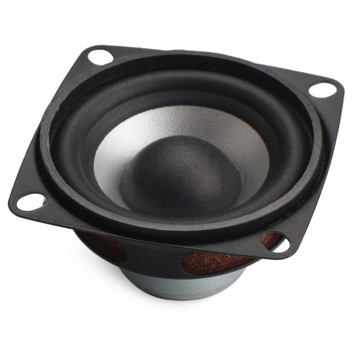  DROK Micro 12W Stereo Audio Speaker 2 Inches 4 Ohm Full Range Speaker 2.0 2.1 HiFi DIY Loudspeaker Woofer Speaker for Auto Car Motor Motorcycle