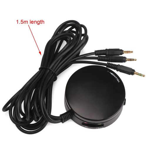  [아마존베스트]3.5mm Computer Volume Control Switch, DROK PC Speaker Headset Audio Volume Controller Headphone Sound Switchable Giant Volume Adjuster Knob with 3.5 mm Microphone Interface and 5 F