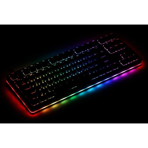  Drop CTRL High-Profile Mechanical Keyboard ? Tenkeyless TKL (87 Key) Gaming Keyboard, Hot-Swap Switches, Programmable, Backlit RGB LED, USB-C, Doubleshot PBT, Aluminum (Black, Cher