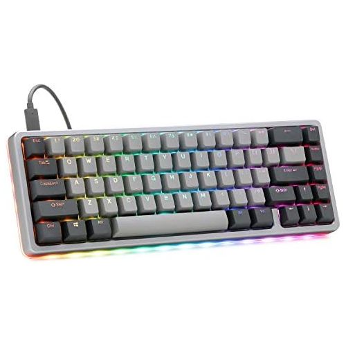  Drop ALT High-Profile Mechanical Keyboard ? 65% (67 Key) Gaming Keyboard, Hot-Swap Switches, Programmable Macros, Backlit RGB LED, USB-C, Doubleshot PBT, Aluminum Frame (Kaihua Spe