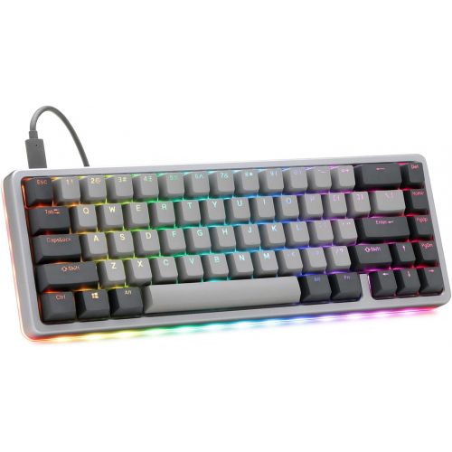  Drop ALT High-Profile Mechanical Keyboard ? 65% (67 Key) Gaming Keyboard, Hot-Swap Switches, Programmable Macros, Backlit RGB LED, USB-C, Doubleshot PBT, Aluminum Frame (Kaihua Spe