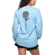 DROPOUT CLUB INTL. Rose Blue Long Sleeve T-Shirt