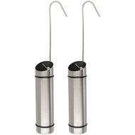 [아마존베스트]DRULINE Humidifier made of stainless steel, heater evaporator for hanging on the heater, water evaporator for radiators, radiator evaporator with S-hook, black, set of 2