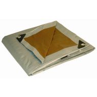 16x20 Multi-Purpose Silver/Brown Heavy Duty DRY TOP Poly Tarp (16x20)