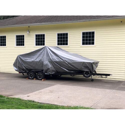  16x20 Multi-Purpose Silver/Brown Heavy Duty DRY TOP Poly Tarp (16x20)