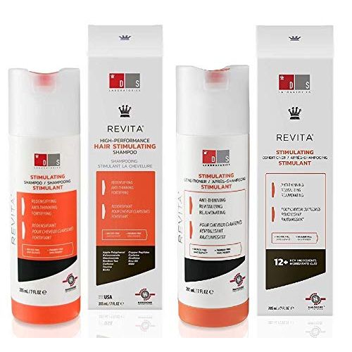  DS Laboratories Ds LAB Revita High-Performance Hair Stimulating Shampoo and Conditioner, 7 Ounce  205 Milliliter