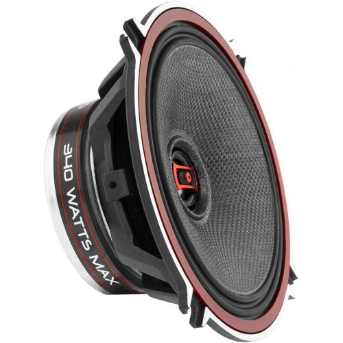  [아마존베스트]DS18 EXL-SQ5.25 - 5.25-Inch 3-OHMS High Sound Quality Speaker - Sleek Compact Design with A Chrome Finish - Superior Bass Response - 800 WATTS Max - SET OF 2