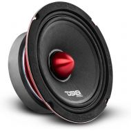 [아마존베스트]DS18 PRO-X6.4BM Loudspeaker - 6.5, Midrange, Red Aluminum Bullet, 500W Max, 250W RMS, 4 Ohms - Premium Quality Audio Door Speakers for Car or Truck Stereo Sound System (1 Speaker)