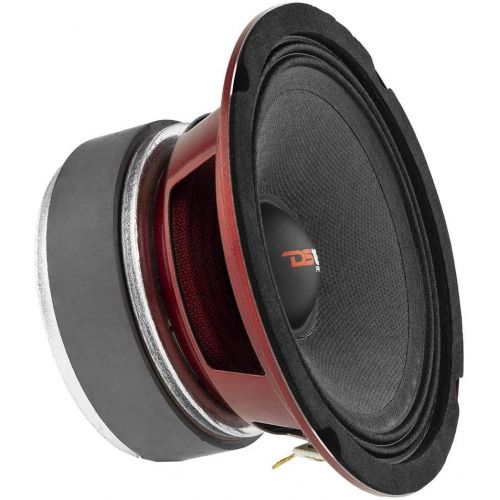  [아마존베스트]DS18 PRO-X5M Loudspeaker - 5.25, Midrange, Red Steel Basket, 300W Max, 150W RMS, 8 Ohms - Premium Quality Audio Door Speakers for Car or Truck Stereo Sound System (1 Speaker)