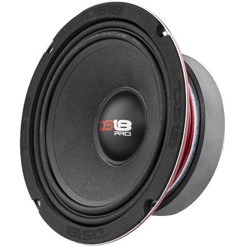  [아마존베스트]DS18 PRO-X6MSE Loudspeaker - 6.5, Midrange, Sealed Basket, 450W Max, 225W RMS, 8 Ohms - Premium Quality Audio Door Speakers for Car or Truck Stereo Sound System (1 Speaker)