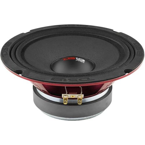  [아마존베스트]DS18 PRO-X8M Loudspeaker - 8, Midrange, Red Steel Basket, 550W Max, 275W RMS, 8 Ohms - Premium Quality Audio Door Speakers for Car or Truck Stereo Sound System (1 Speaker)