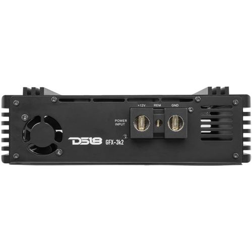  DS18 GFX-3K2 Car Audio Amplifier - PRO Full-Range Class D 1-Channel Monoblock Amplifier 3000 Watts Rms 2-Ohm
