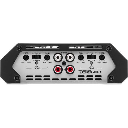  DS18 S-1800.4/SL Car Audio Amplifier ? 4 Channel, Full Range, Class AB, 1800 WATTS (Silver)