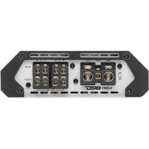  DS18 S-1800.4/SL Car Audio Amplifier ? 4 Channel, Full Range, Class AB, 1800 WATTS (Silver)