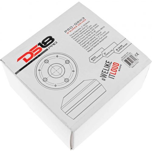  DS18 PRO-DRNEO 3-Inch Neodymium Magnet High Temperature Kapton 2-Layer Voice Coil Tweeter Driver, Set of 1