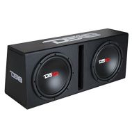 DS18 BPX212A 1300 Watts Complete Bass Package with Double 12 Sub MDF Enclosure
