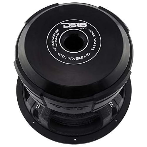  DS18 EXL-XXB12.4D Extremely Loud 12-Inch 4000 Watts Competition Subwoofer with Dual 4-Ohms Voice Coil