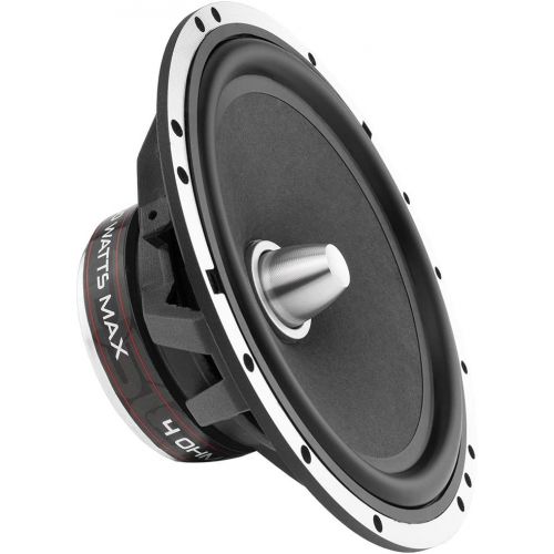  DS18 EXL- SQ6.5 6.5 inch, 3-Ohm, 2-Way High Sound Quality Coaxial Car Speakers - 400 Watts Max, Superior Bass Response Full Range Sound - set of 2