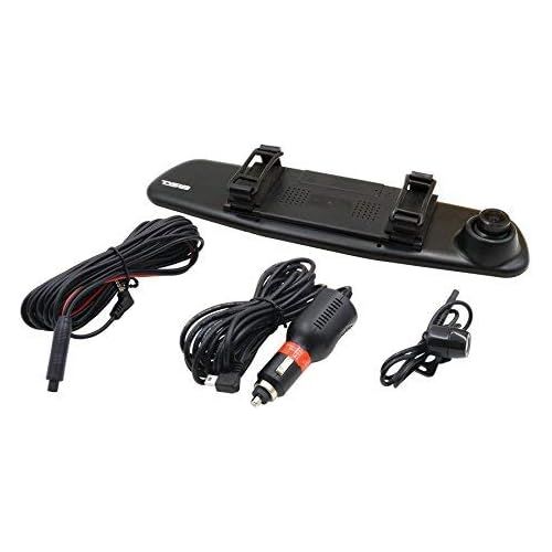  DS18 EAGLE Rearview Mirror with 4.3 HD LCD Display & Built-In 1080P Dash Cam Recorder & Reverse Camera