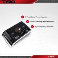 DS18 CAP15 Power Capacitor - 15 Farad Digital Power Capacitor with Rapid Requency Discharge, Electronic Polarity Protection Circut - Smooth Out the Current Draw and Distortion