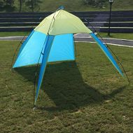 DSA Trade Shop Portable Beach Canopy Sun Shade Triangle Patchwork Tent Shelter Camping Fishing