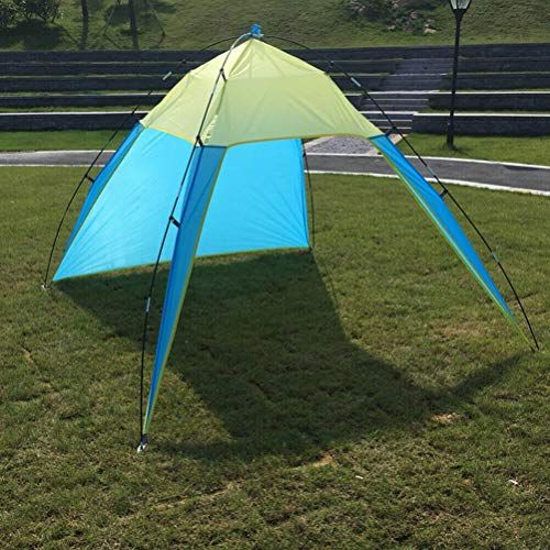  DSA Trade Shop Portable Beach Canopy Sun Shade Triangle Patchwork Tent Shelter Camping Fishing