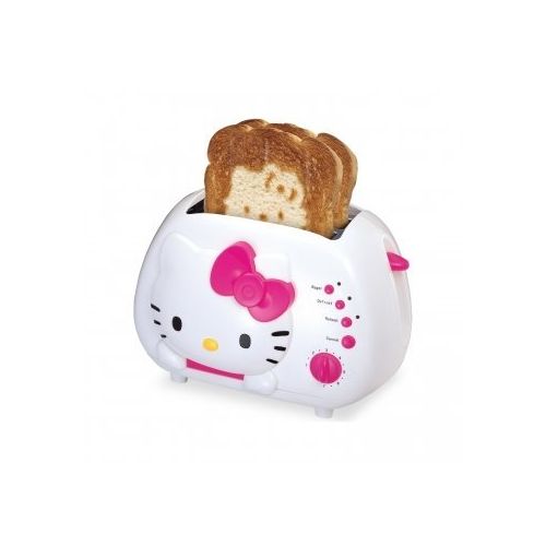 헬로키티 Hello Kitty KT5211 2-Slice Wide Slot Toaster with Cool Touch Exterior