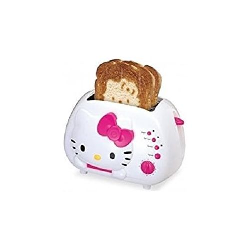 헬로키티 Hello Kitty KT5211 2-Slice Wide Slot Toaster with Cool Touch Exterior