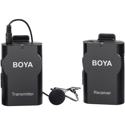  BOYA BY-WM4 Wireless Lavalier Microphone system for IOS Smartphone Tablet DSLR Camera Camcorder Audio Recorder