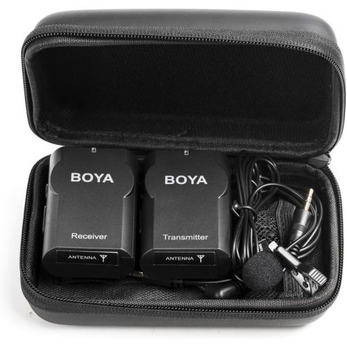  BOYA BY-WM4 Wireless Lavalier Microphone system for IOS Smartphone Tablet DSLR Camera Camcorder Audio Recorder